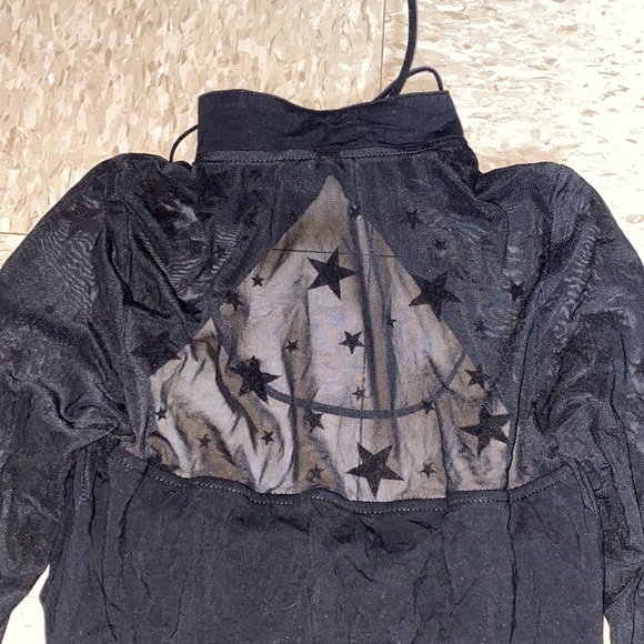 Dolls Kill Other - Dolls Kill - Dream Bandits Australia - Bewitching High Neck Star Mesh Bodysuit S